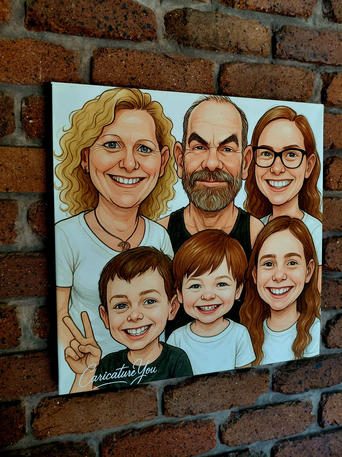 Caricature Canvas Delivered