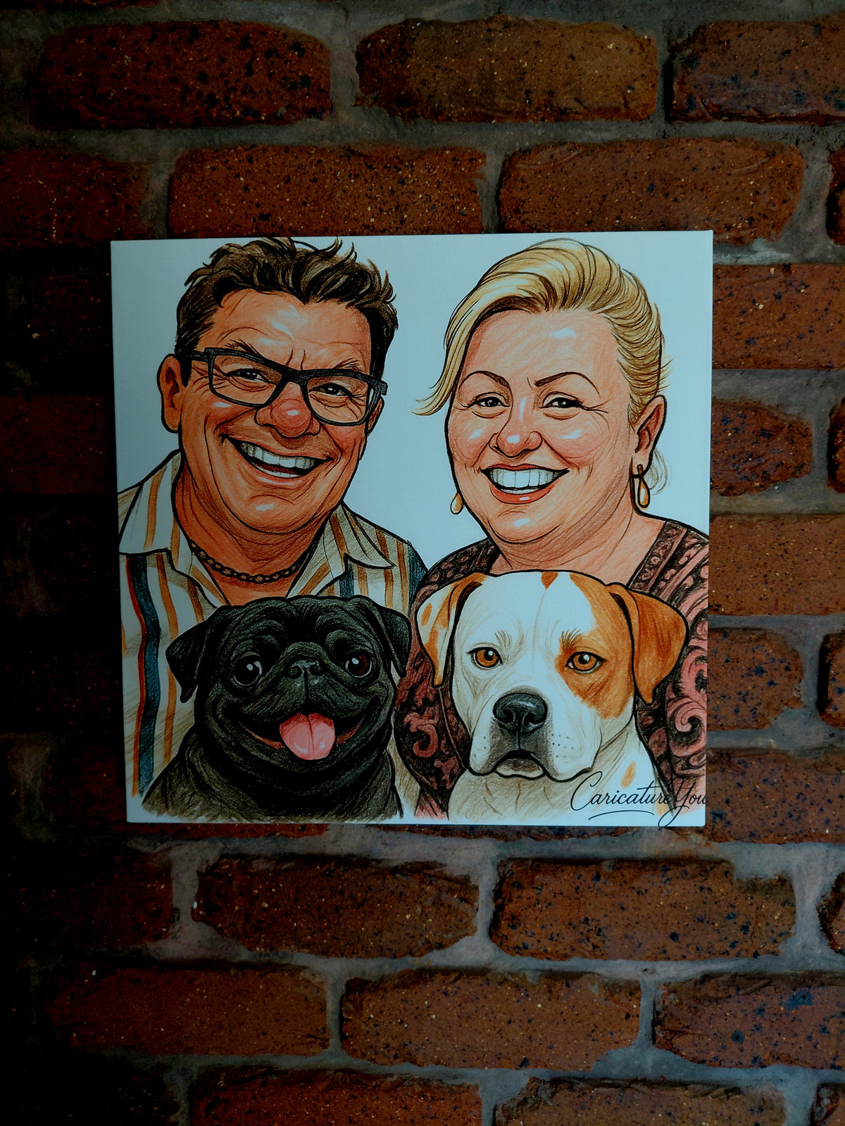 Caricature Canvas Delivered