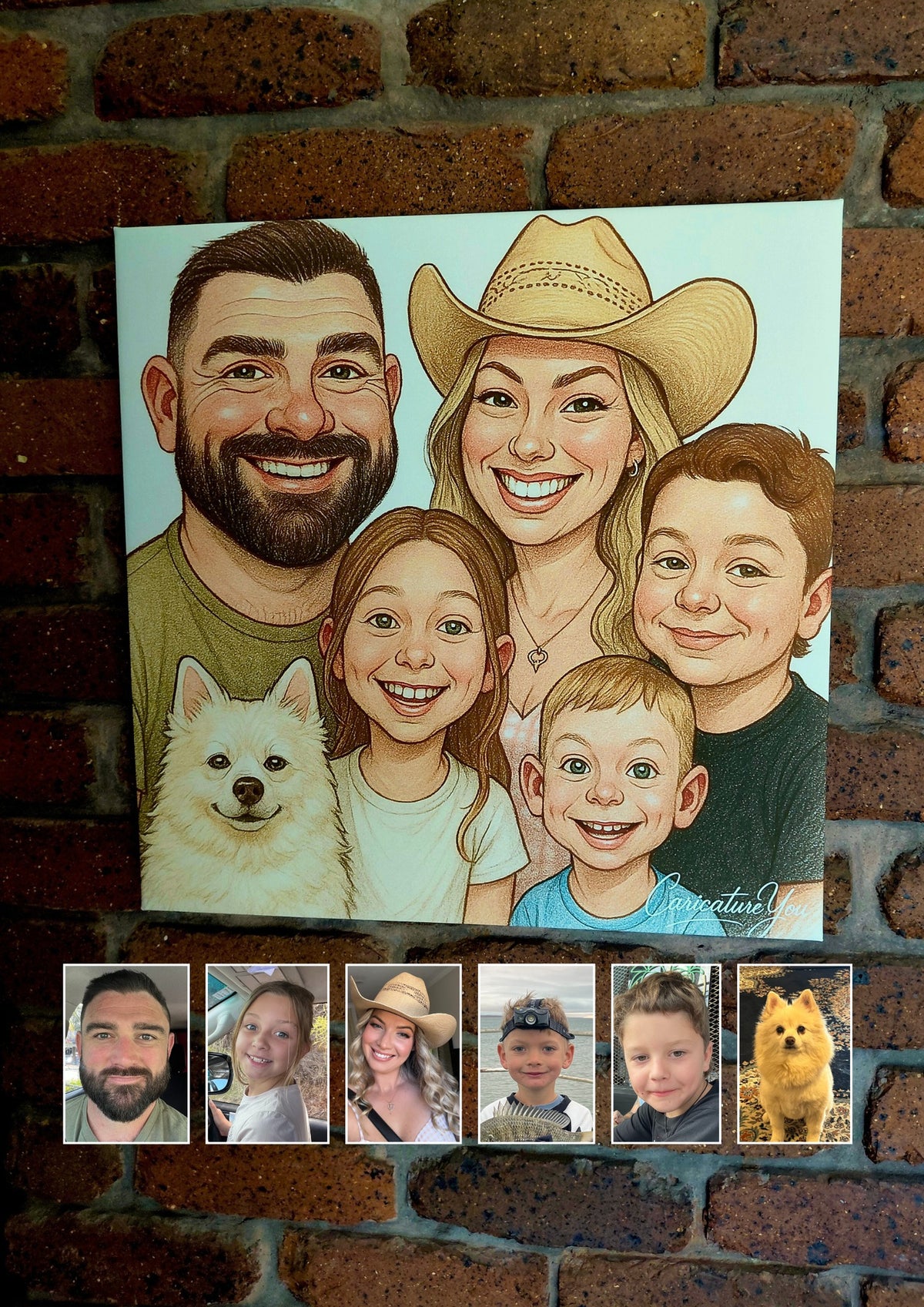 Caricature Canvas Delivered