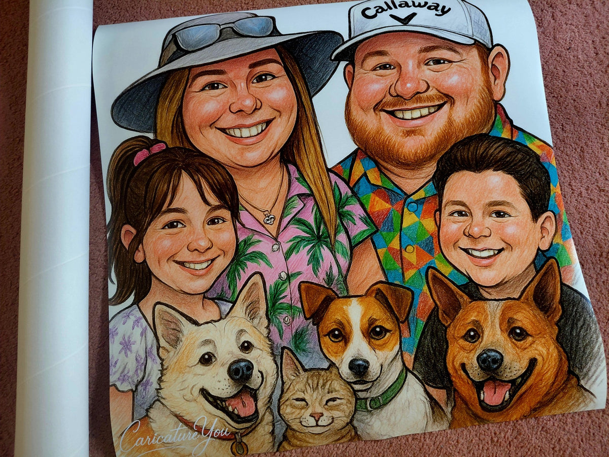 Caricature Prints Delivered