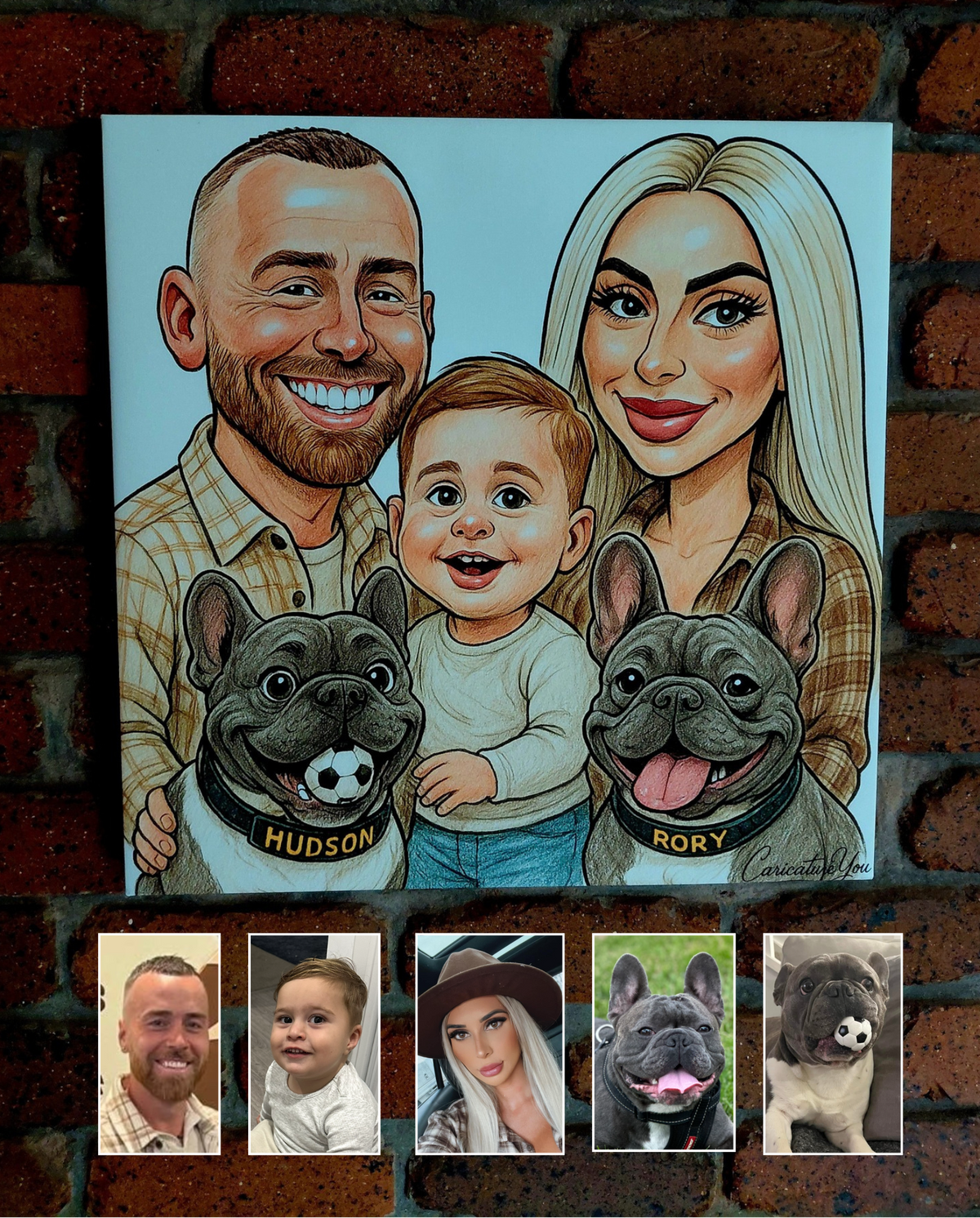 Caricature Canvas Delivered