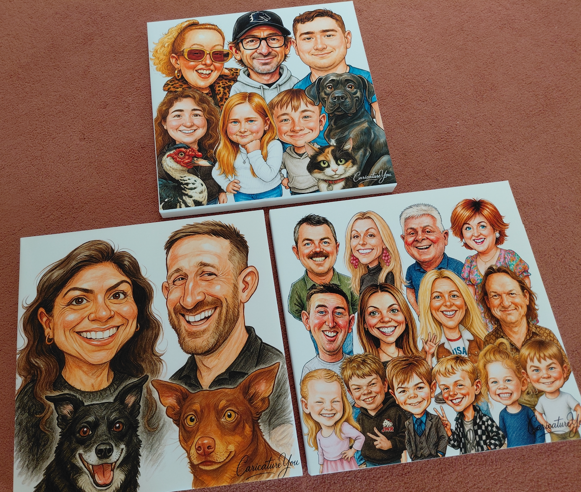 Caricature Canvas Delivered
