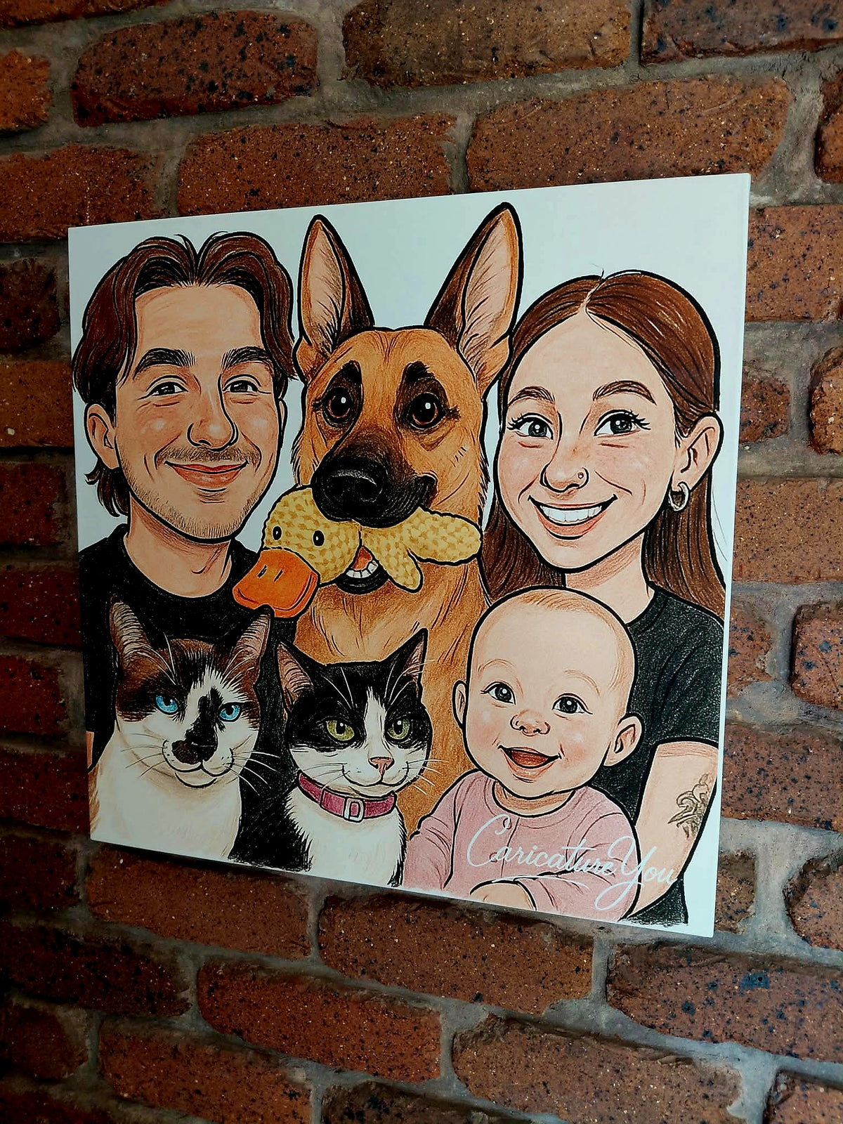 Caricature Canvas Delivered