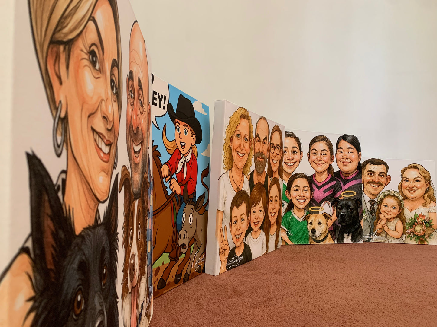 Caricature Canvas Delivered