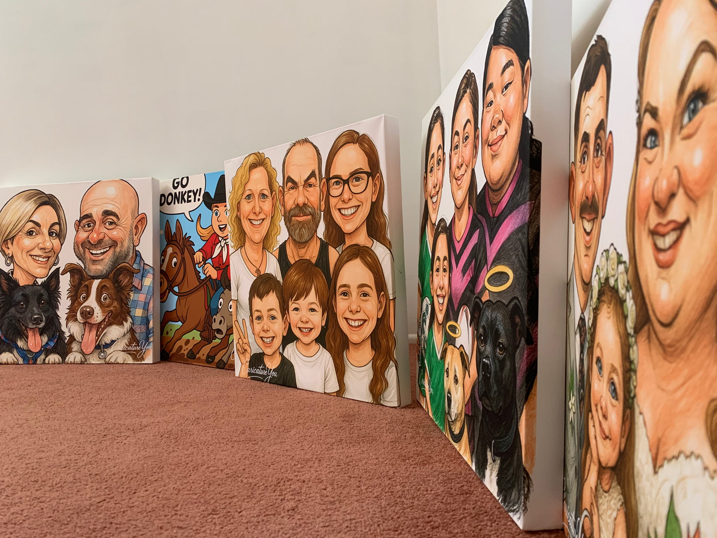 Caricature Canvas Delivered