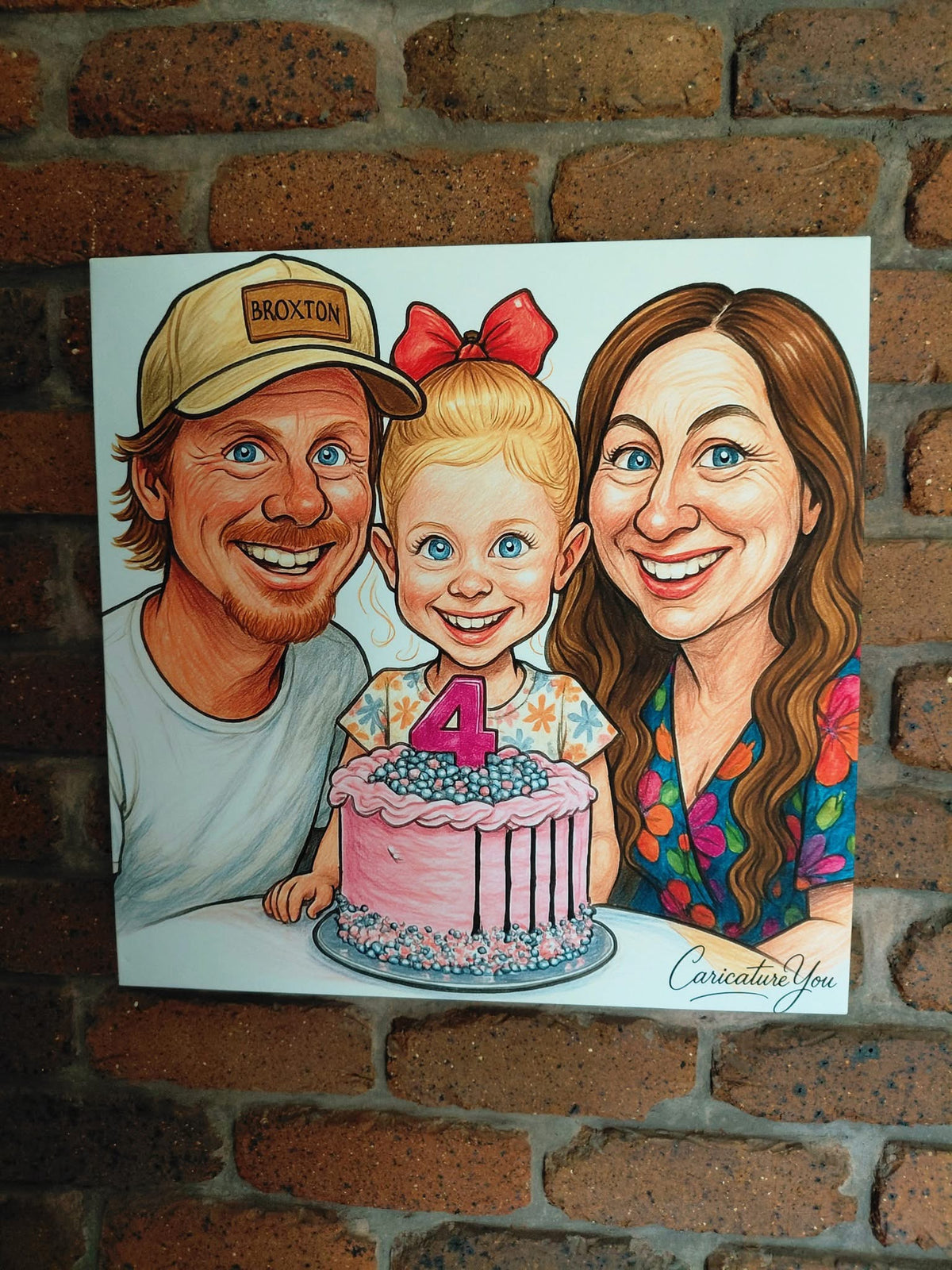 Caricature Canvas Delivered