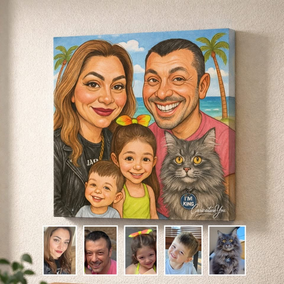Caricature Canvas Delivered