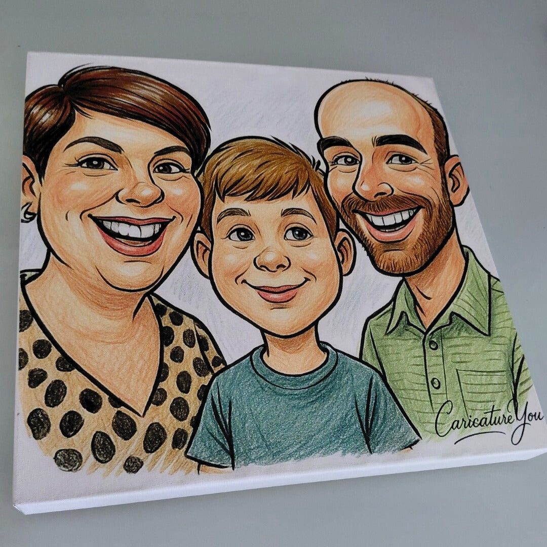 Caricature Canvas Delivered