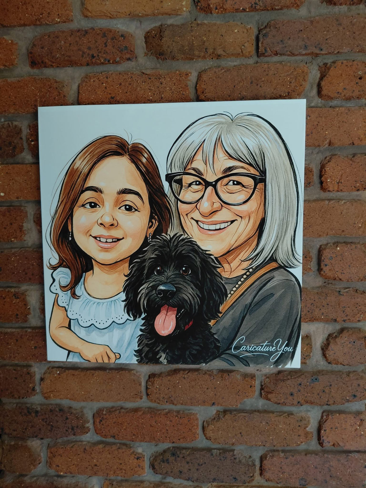 Caricature Canvas Delivered