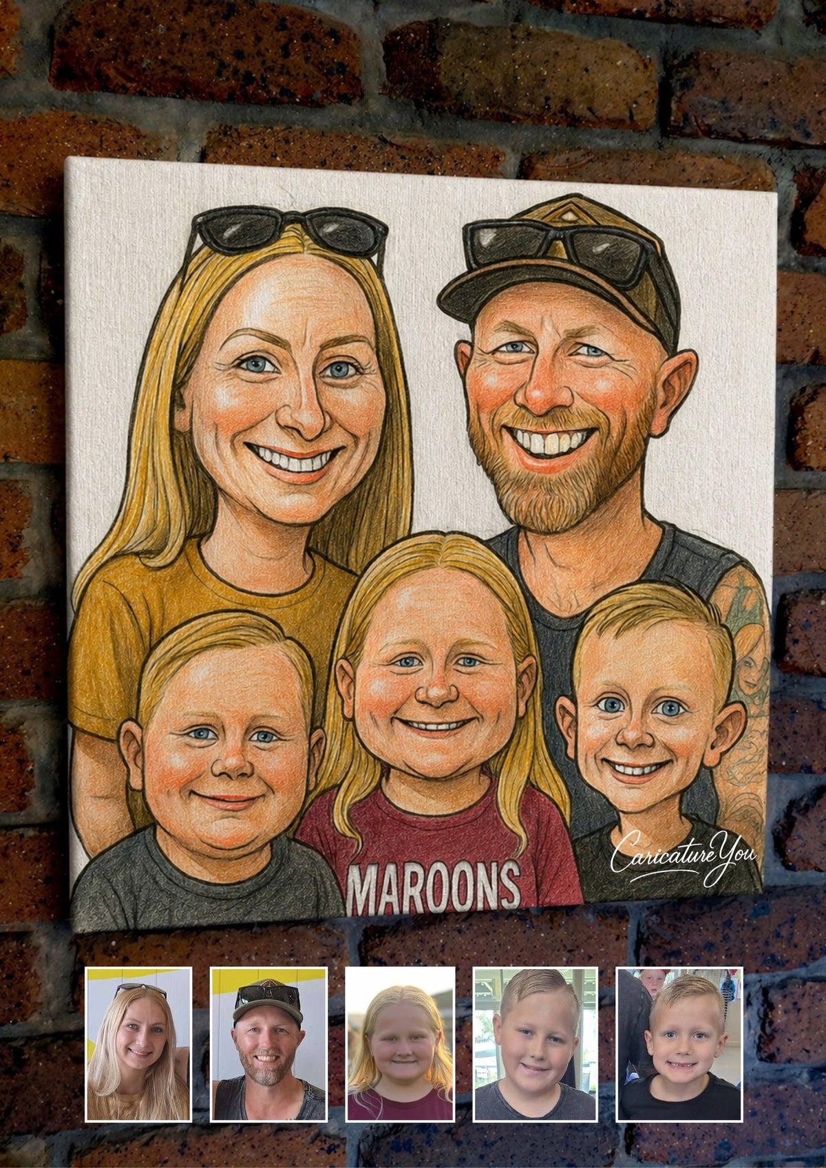 Caricature Canvas Delivered
