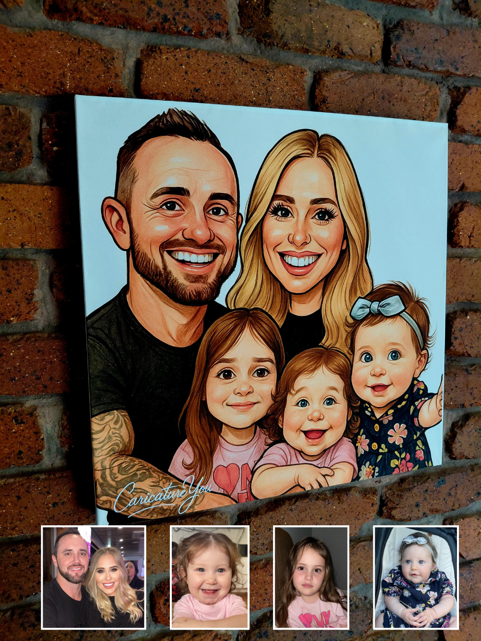 Caricature Canvas Delivered