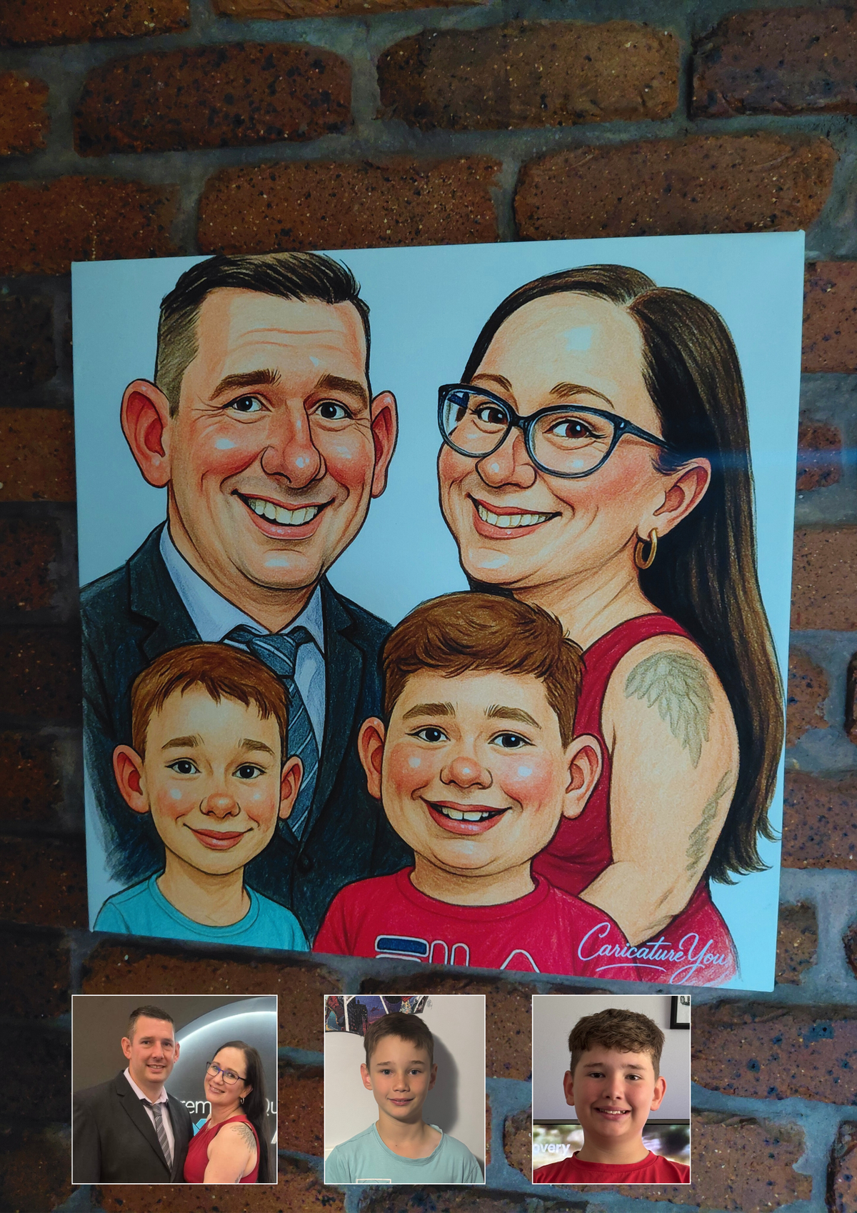 Caricature Canvas Delivered