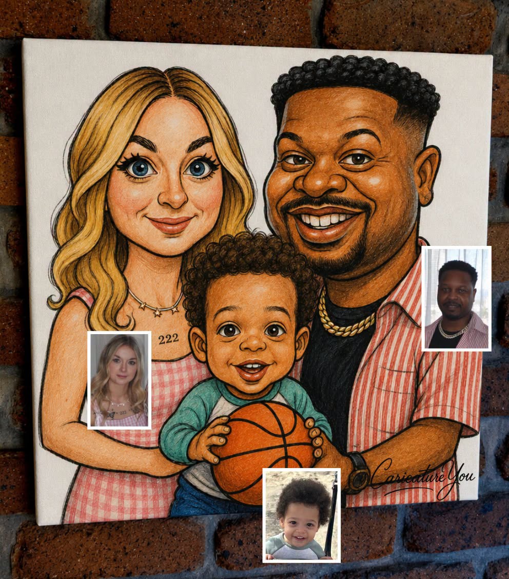 Caricature Canvas Delivered