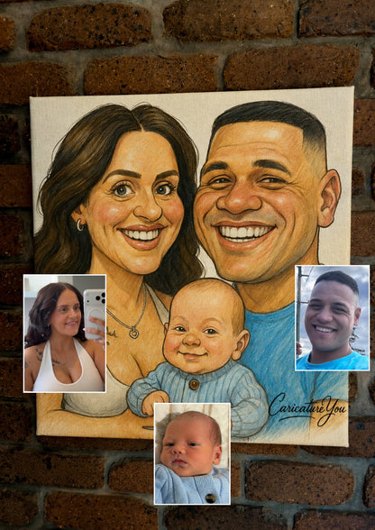 Caricature Canvas Delivered