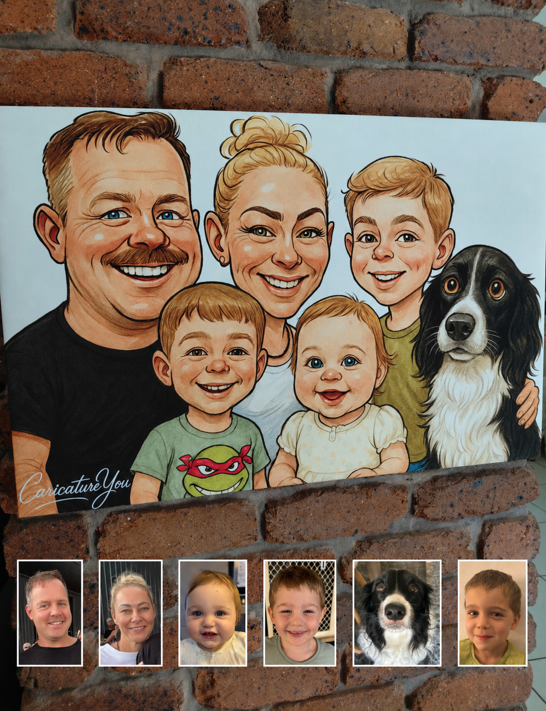 Caricature Canvas Delivered