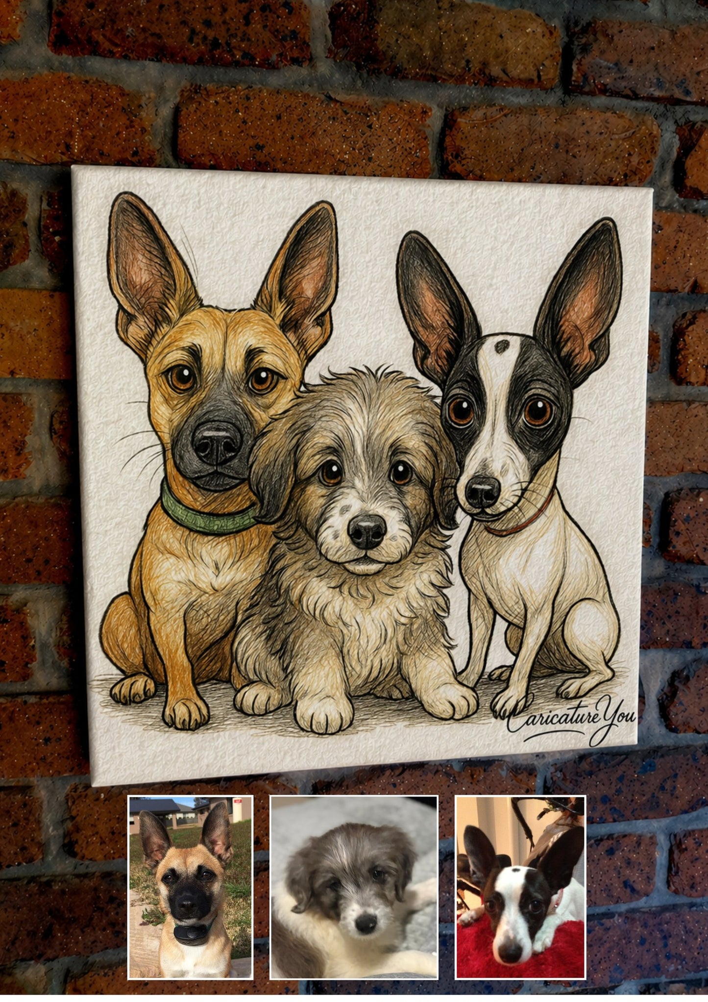 Caricature Canvas Delivered
