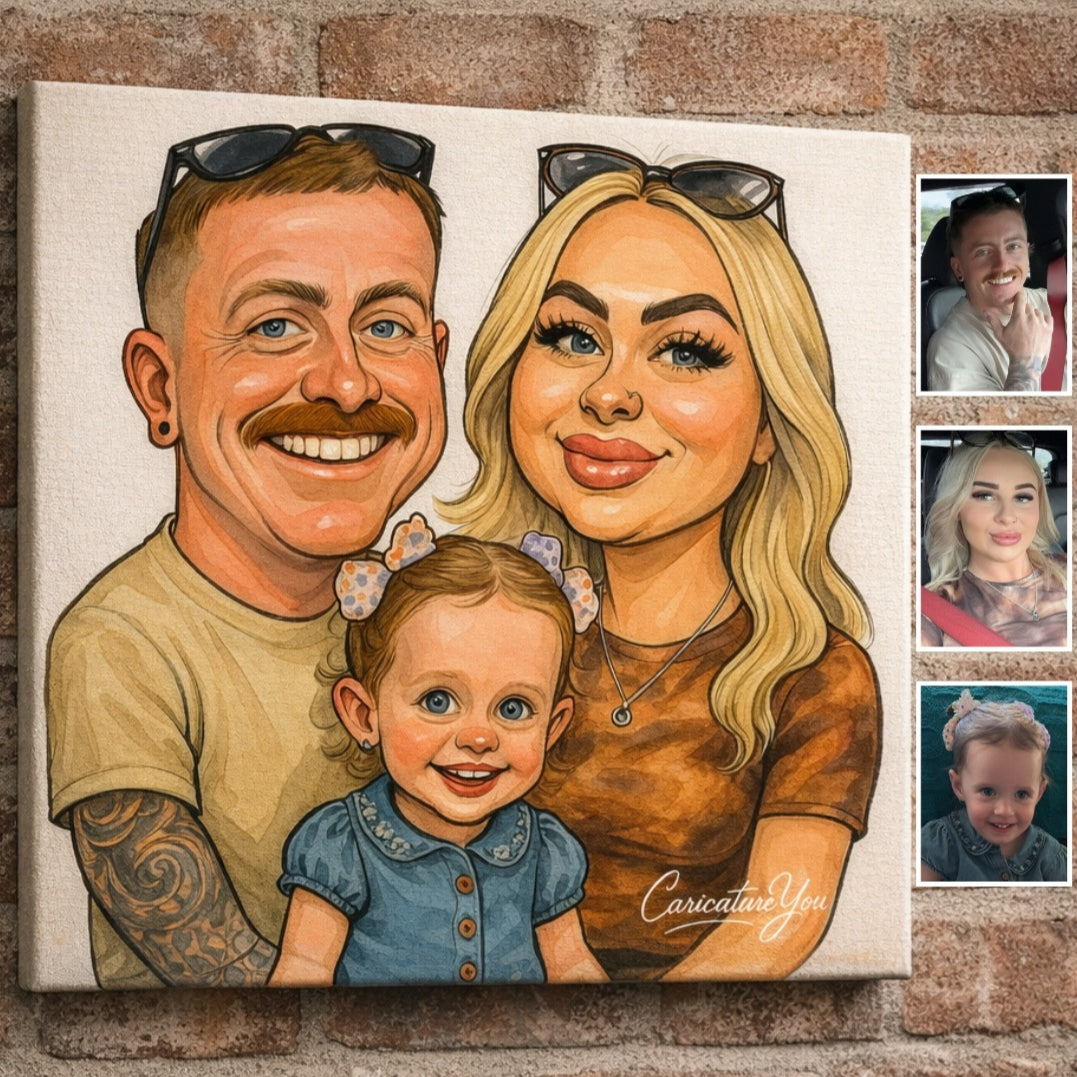 Caricature Canvas Delivered