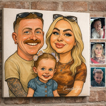 Caricature Canvas Delivered