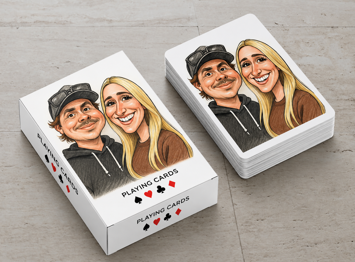 Caricatured Playing cards