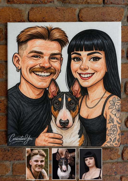 Caricature Canvas Delivered