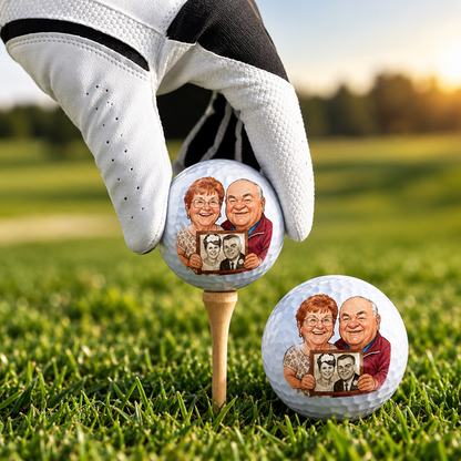 Caricature Golf Balls