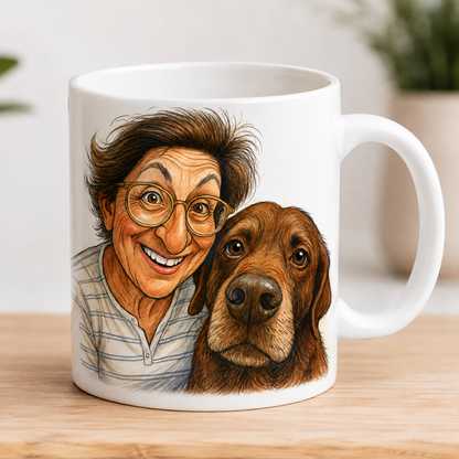 Caricatured Coffee Mug/Cup Packs