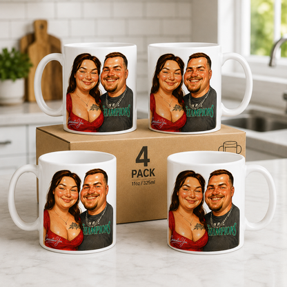 Caricatured Coffee Mug/Cup Packs