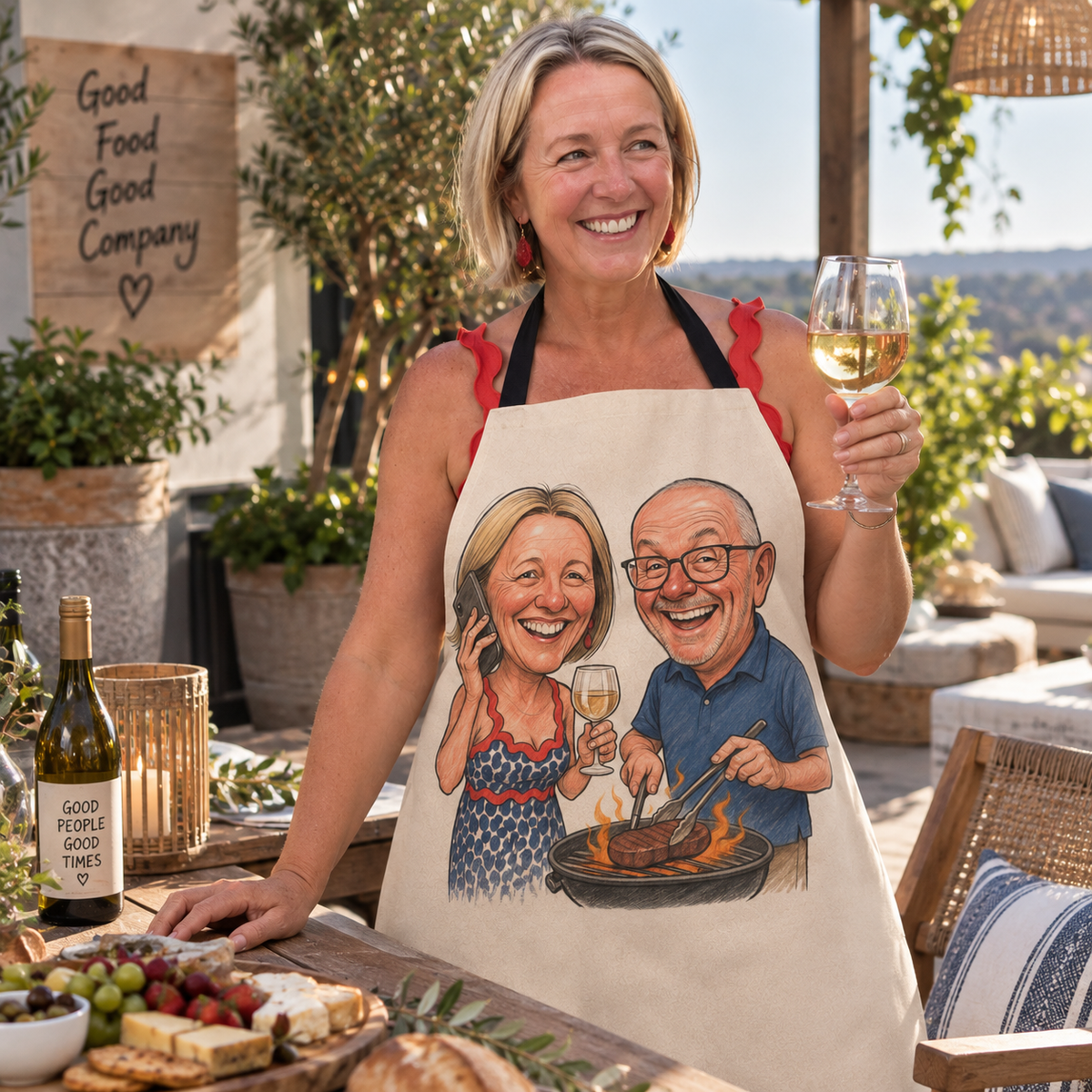 Caricature Apron