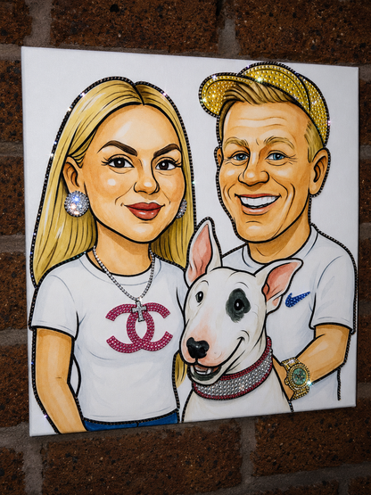 ICED OUT Caricature