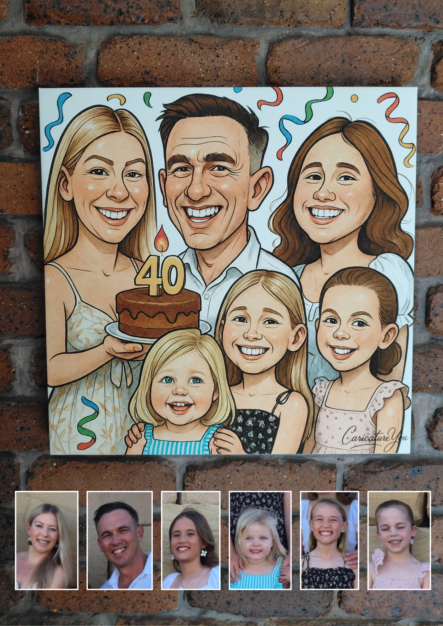 Caricature Canvas Delivered