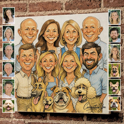 Caricature Canvas Delivered