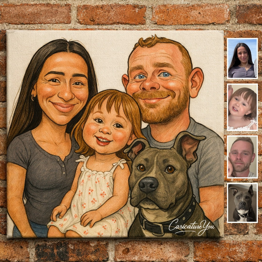 Caricature Canvas Delivered