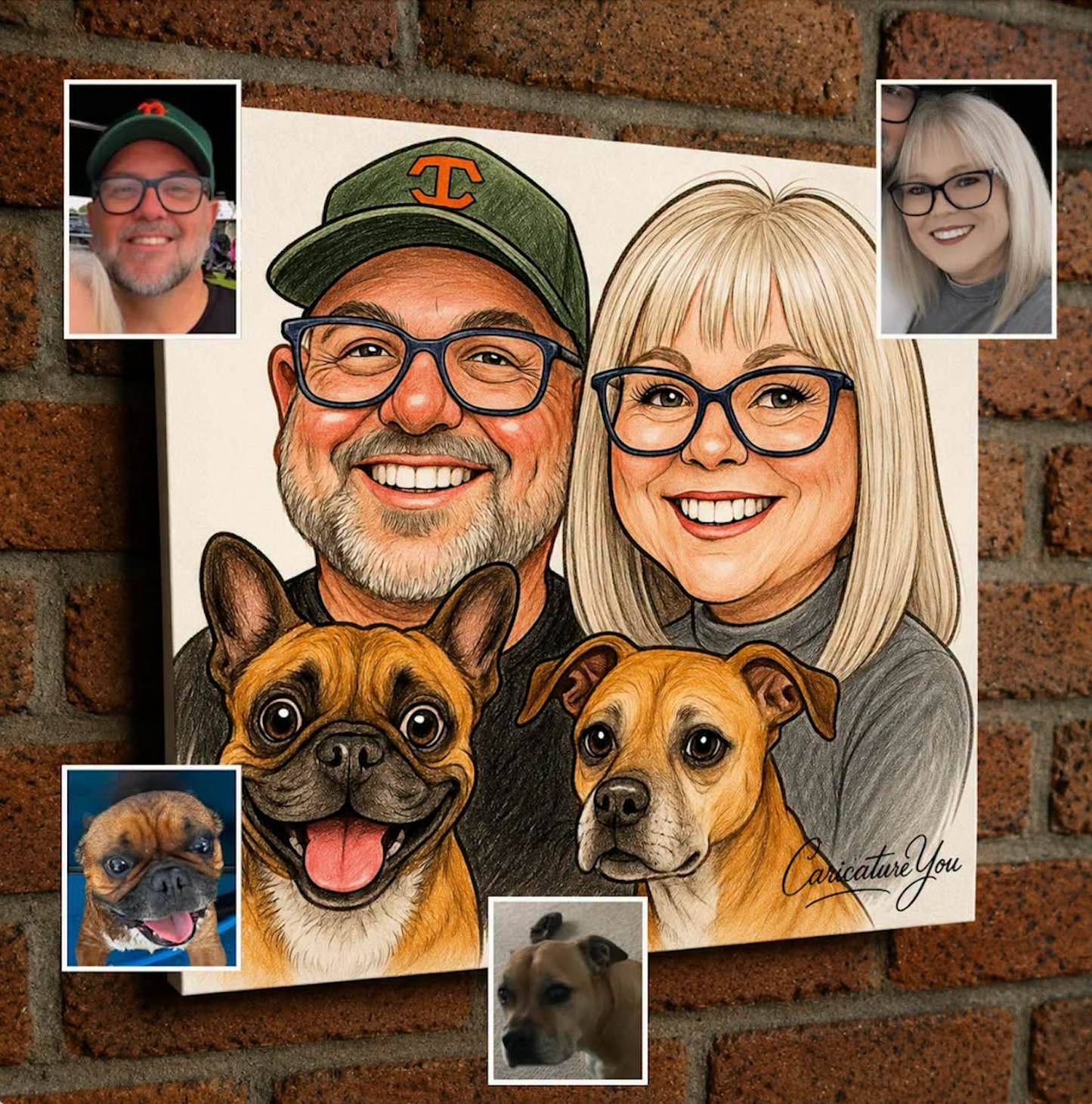 Caricature Canvas Delivered