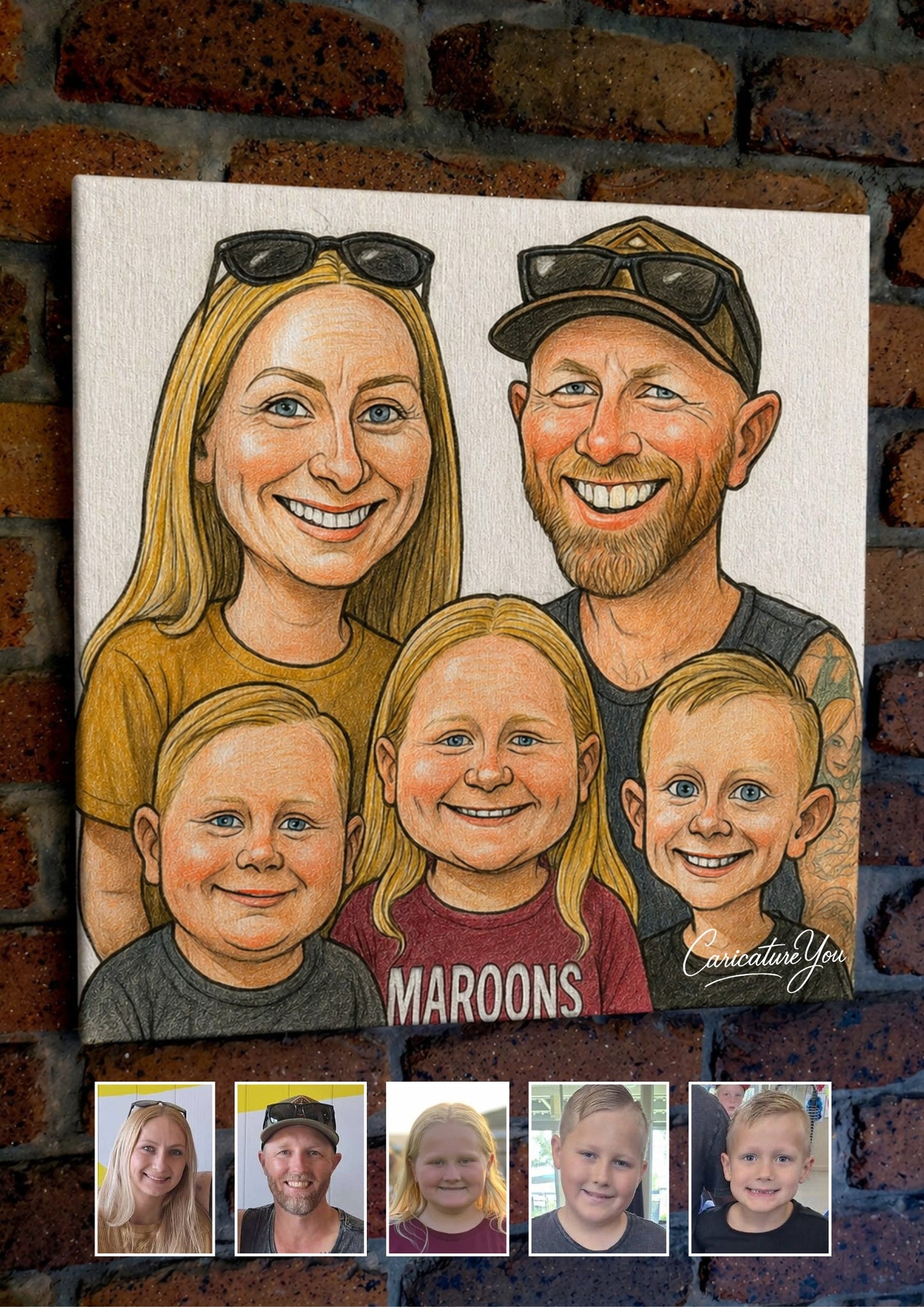 Caricature Canvas Delivered