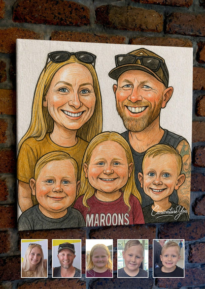 Caricature Canvas Delivered