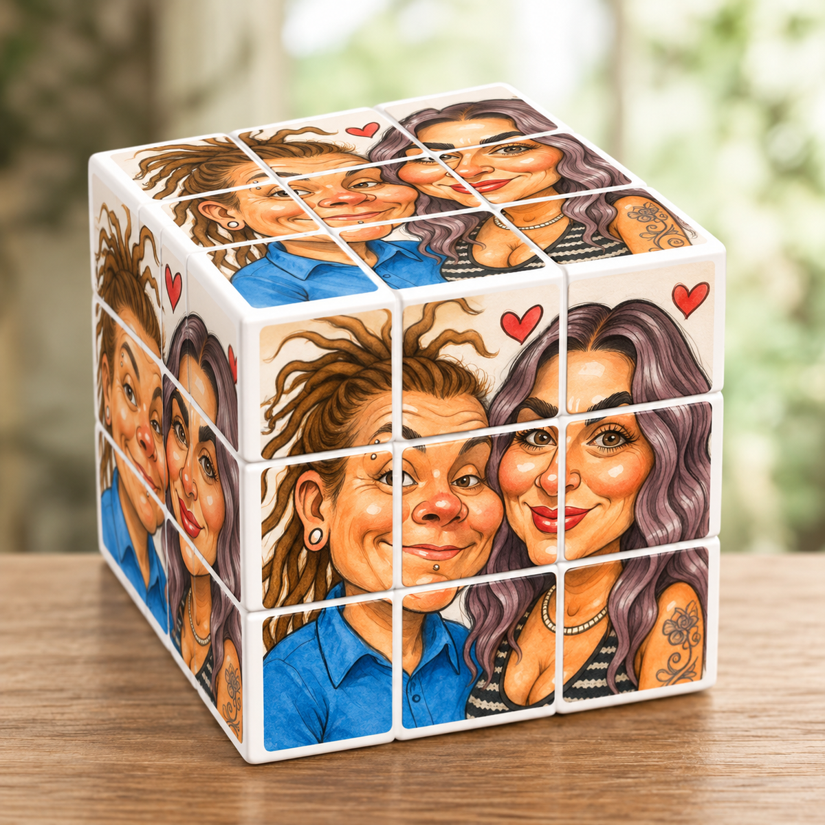 Caricature Rubik's Cube