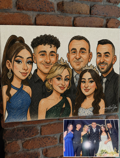 Caricature Canvas Delivered
