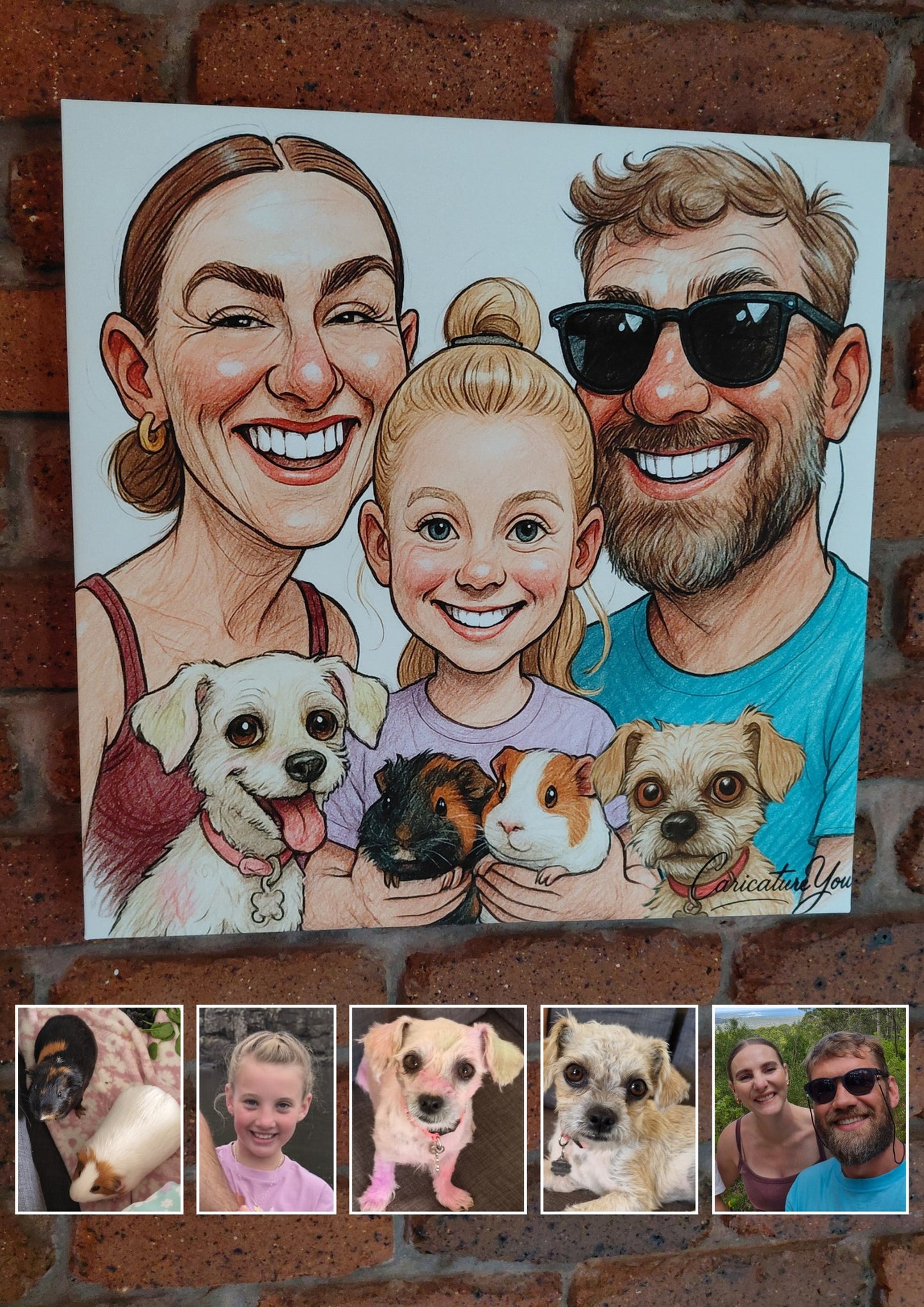 Caricature Canvas Delivered