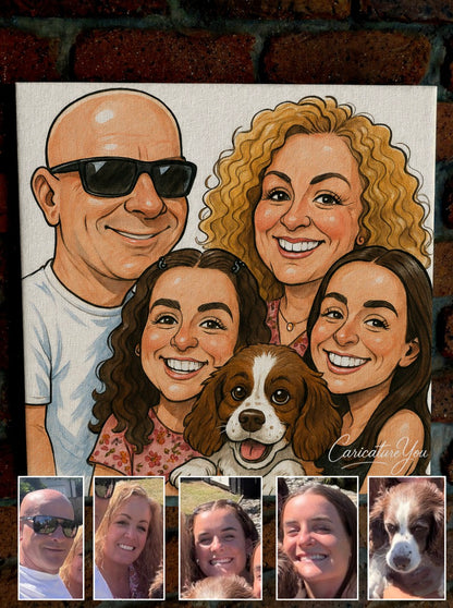 Caricature Canvas Delivered
