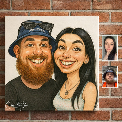 Caricature Canvas Delivered